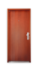 Dveře Securido F1/B se třemi pásy / ořech